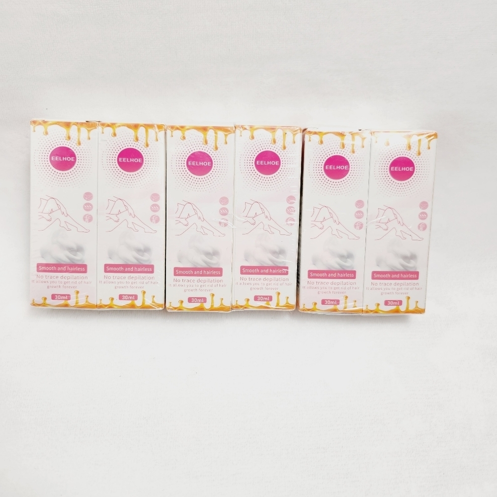 Eelhoe 6 Pack 30ml Each Honey Foam Hair Removal